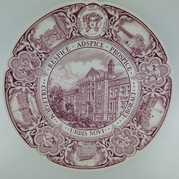 Other - Wedgewood Mulberry Plate College Of The City Of New York The Chemistry Building